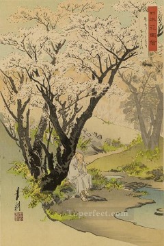nihon hana zue 1892 Ogata Gekko japonés Pinturas al óleo